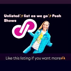 ✨✨UNLISTED✨✨ POSH SHOWS ONLY✨ LIKE THIS LISTING FOR MORE DURING THE SHOW!🫶🏼✨✨